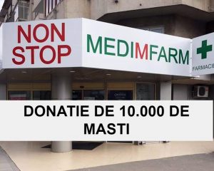 Farmacia MEDIMFARM doneaza 10.000 de masti